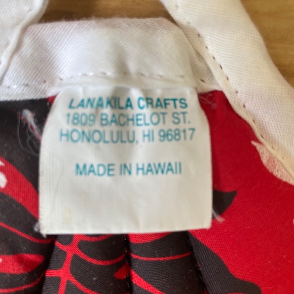 Pair of Lanakila Crafts Hawaii print pot holders - Picture 8 of 10